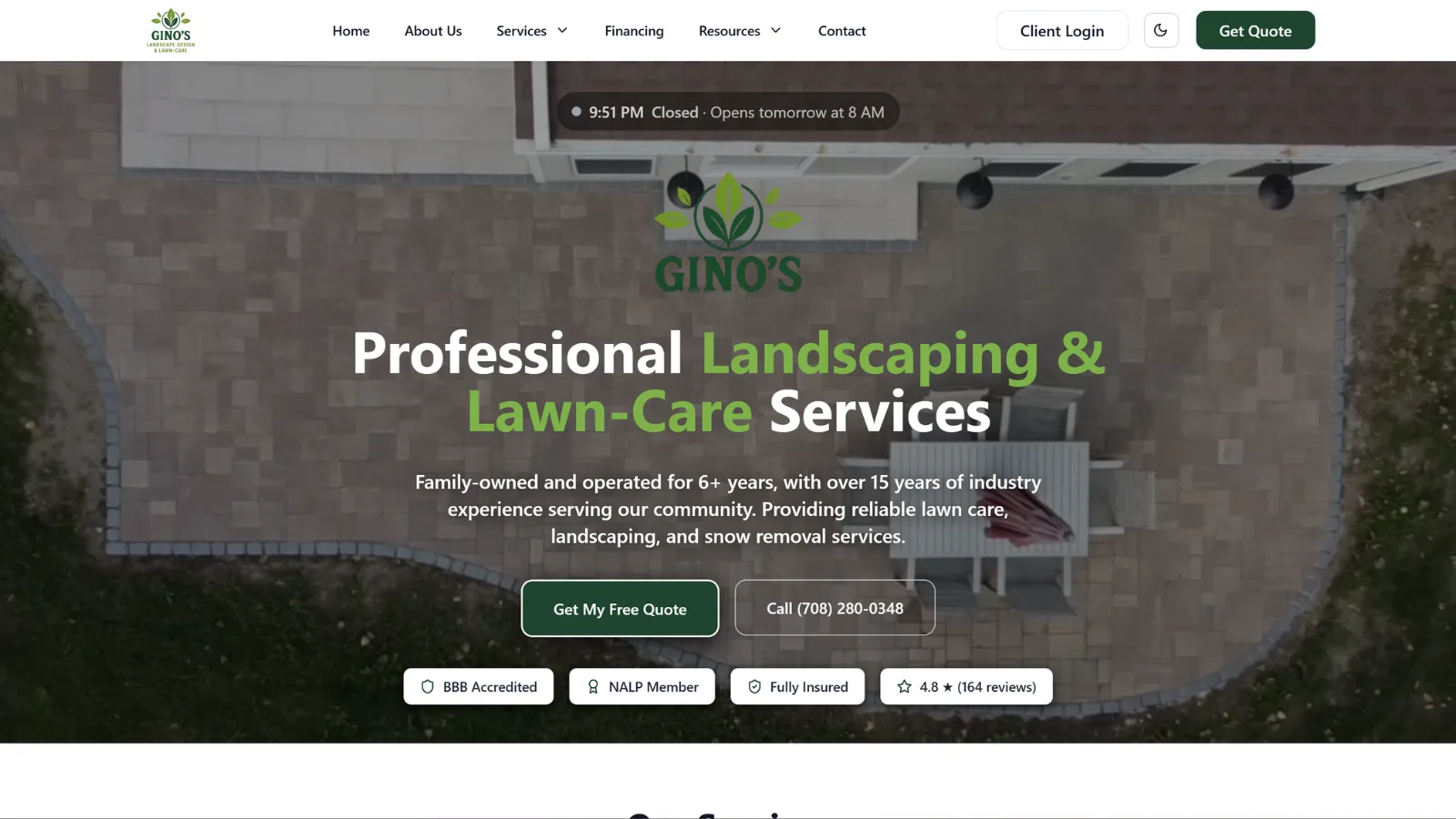 Gino's Landscape & Lawn · Landscaping